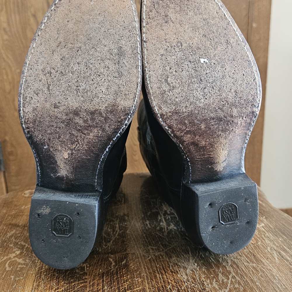 Dan Post Black Embroidered Western Boots - Picture 4 of 8